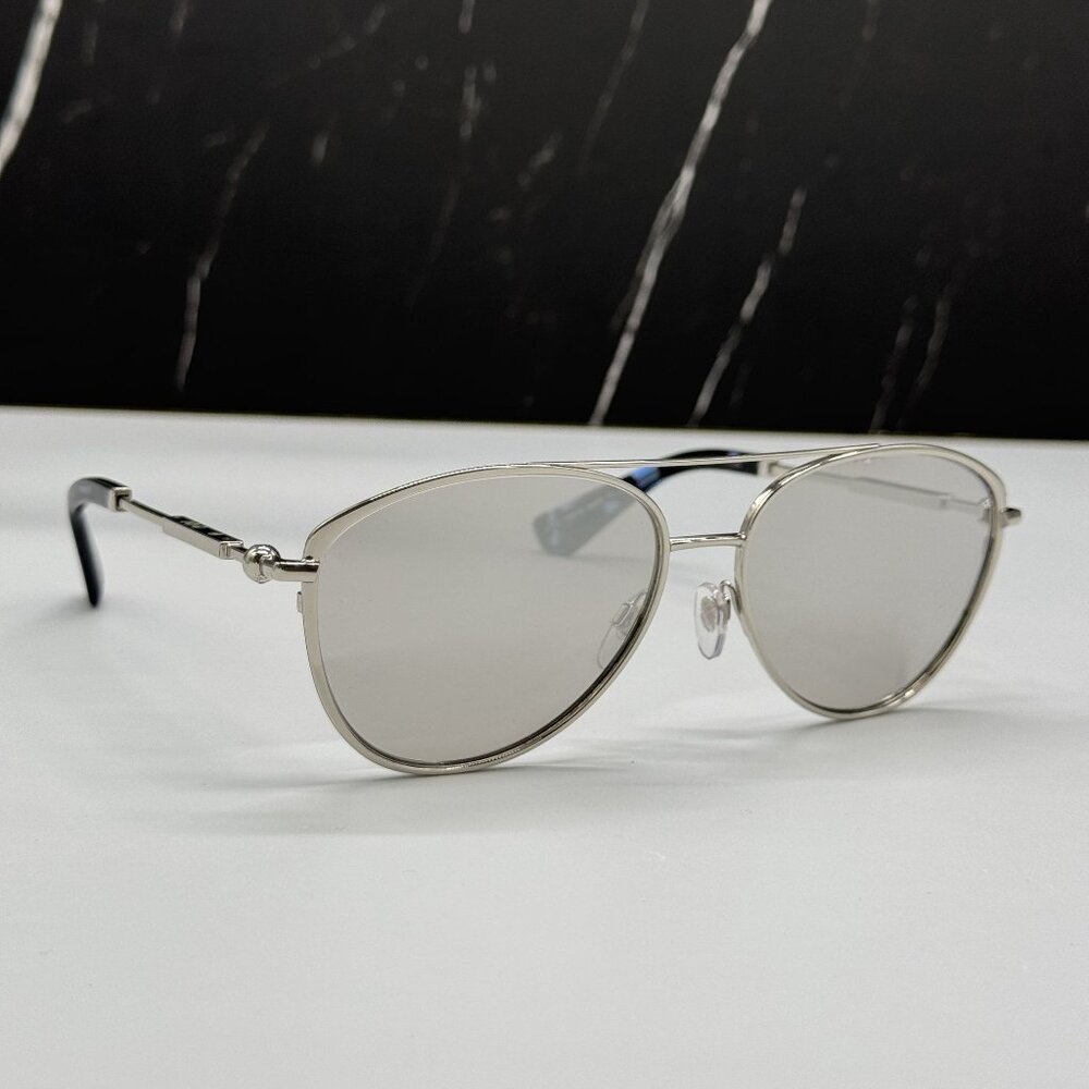 NEW BURBERRY BE3157 1005/8V UNISEX SILVER SUNGLASSES BURBERRY BE3157 10058V - Picture 8 of 11